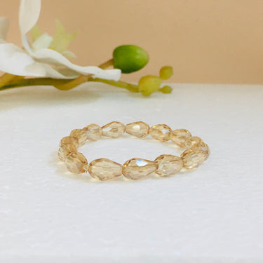 Champagne Beads Handcrafted Bracelet Zayn Luxury Jewellery